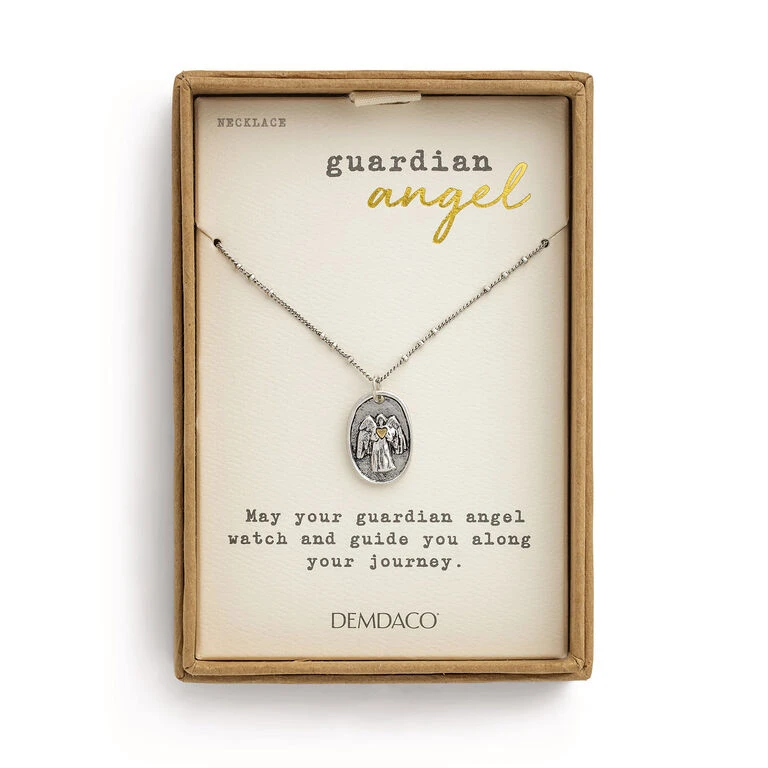 Demdaco Guardian Angel Charm Necklace, 18" 3 Demdaco Guardian Angel Charm Necklace, 18" - Image 3