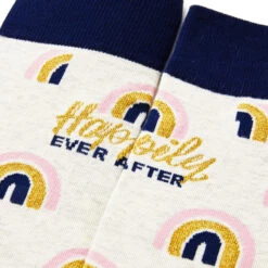 Hallmark Channel Happily Ever After Novelty Crew Socks 6 Hallmark Channel Happily Ever After Novelty Crew Socks -Hallmark Sales Hallmark Channel 1 Fan Rainbows Novelty Crew Socks 1HKC2243 03