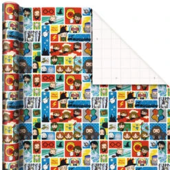Hallmark Harry Potter™ 3-Pack Assorted Wrapping Paper, 60 Sq. Ft. Total -Hallmark Sales Harry Potter Assorted Wrapping Paper Pack 5EWR2958 06