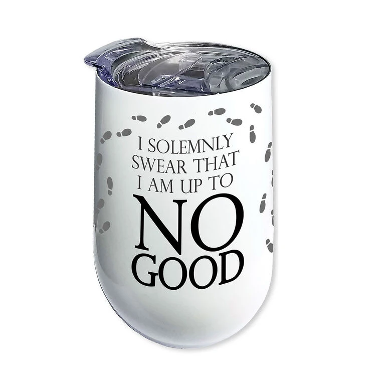 Harry Potter Mischief Managed Stainless Steel Stemless Glass, 16 Oz. 1 Harry Potter Mischief Managed Stainless Steel Stemless Glass, 16 Oz.