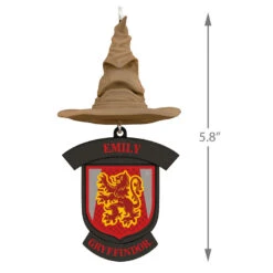 Harry Potter™ Sorting Hat Personalized Text Ornament, Gryffindor™ -Hallmark Sales Harry Potter Sorting Hat Personalized Ornament Gryffindor 2499QHE1883B5 03