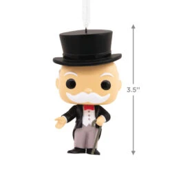 Hasbro® Mr. Monopoly Funko POP!® Hallmark Ornament 7 Hasbro® Mr. Monopoly Funko POP!® Hallmark Ornament -Hallmark Sales Hasbro Mr. Monopoly Funko POP Christmas Ornament 3HCM2311 03