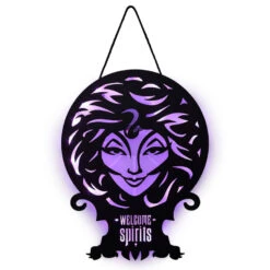 Hallmark Disney The Haunted Mansion Madam Leota Lighted Hanging Sign, 11x16 7 Hallmark Disney The Haunted Mansion Madam Leota Lighted Hanging Sign, 11x16 -Hallmark Sales Haunted Mansion Madame Leota Metal Sign With Light 1HGN1503 04