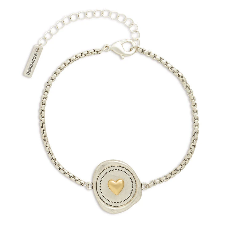 Demdaco Heart Charm Dear You My Love Bracelet 1 Demdaco Heart Charm Dear You My Love Bracelet