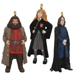Hallmark Mini Harry Potter⢠Hermioneā¢, Hagrid⢠And Snape⢠Metal Ornaments, Set Of 3