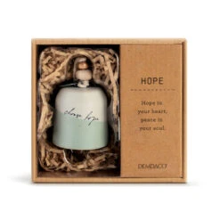 Demdaco Hope Mini Inspired Bell, 2.5" 5 Demdaco Hope Mini Inspired Bell, 2.5" -Hallmark Sales Hope Mini Inspired Bell 1008010013 03