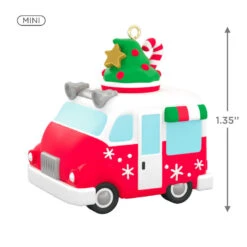 Hallmark Mini Festive Frozen Treats Ornament With Sound, 1.35" 9 Hallmark Mini Festive Frozen Treats Ornament With Sound, 1.35" -Hallmark Sales Ice Cream Truck Keepsake Ornament 1299QXM9199 03