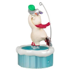 Hallmark Skating Snowball And Tuxedo Ornament With Motion 11 Hallmark Skating Snowball And Tuxedo Ornament With Motion -Hallmark Sales Ice Skating Polar Bear and Penguin Keepsake Ornament 3499QGO2677 06