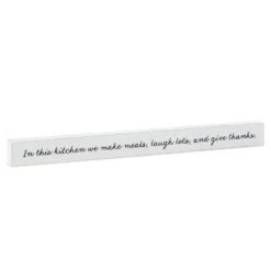 Hallmark In This Kitchen Wood Quote Sign, 23.5x2