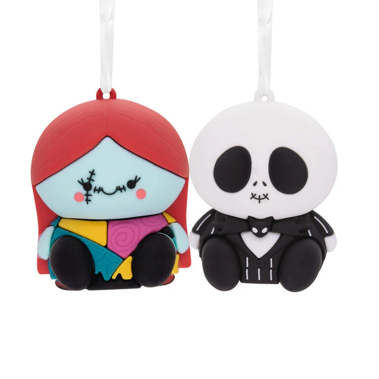 Better Together Disney Tim Burton's The Nightmare Before Christmas Jack And Sally Magnetic Hallmark Ornaments, Set Of 2 1 Better Together Disney Tim Burton's The Nightmare Before Christmas Jack And Sally Magnetic Hallmark Ornaments, Set Of 2