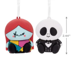 Better Together Disney Tim Burton's The Nightmare Before Christmas Jack And Sally Magnetic Hallmark Ornaments, Set Of 2 7 Better Together Disney Tim Burton's The Nightmare Before Christmas Jack And Sally Magnetic Hallmark Ornaments, Set Of 2 -Hallmark Sales Jack Skellington and Sally Christmas Ornaments 3HCM2400 03