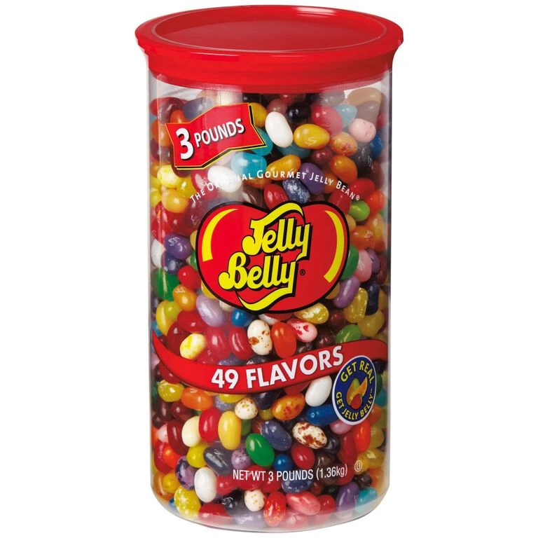 Jelly Belly 49 Assorted Flavors Jelly Beans, 48 Oz. Can 1 Jelly Belly 49 Assorted Flavors Jelly Beans, 48 Oz. Can
