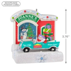Hallmark Happy Holiday Parade Collection Joanne's Christmas Boutique Musical Ornament With Light -Hallmark Sales Joannes Christmas Boutique Shop Keepsake Ornament 3499QGO2517 03
