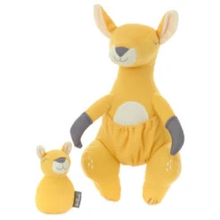 Hallmark Kangaroo And Baby Joey Stuffed Animal And Rattle Set 5 Hallmark Kangaroo And Baby Joey Stuffed Animal And Rattle Set -Hallmark Sales Kangaroo and Baby Joey Plush and Rattle Set 1BBY4819 03