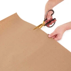 Hallmark Kraft Assorted 4-Pack Christmas Wrapping Paper, 88 Sq. Ft. -Hallmark Sales Kraft Christmas Wrapping Paper for Kids JXW1085 07