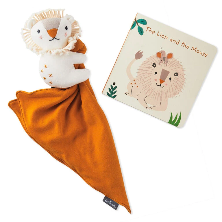 Hallmark The Lion And The Mouse Board Book And Lion Lovey Blanket Set 1 Hallmark The Lion And The Mouse Board Book And Lion Lovey Blanket Set