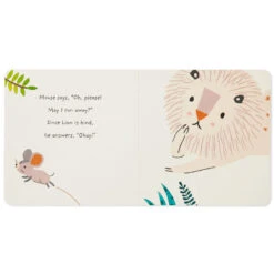 Hallmark The Lion And The Mouse Board Book And Lion Lovey Blanket Set 11 Hallmark The Lion And The Mouse Board Book And Lion Lovey Blanket Set -Hallmark Sales Lion Lovey Blanket Lion Mouse Kindness Board Book Set 1BBY4783 05