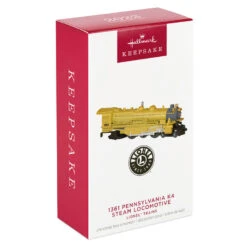 Hallmark Lionel® Trains Yellow 1361 Pennsylvania K4 Steam Locomotive Metal Ornament -Hallmark Sales Lionel Trains Engine Keepsake Ornament 2199QXE3267 04