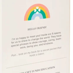 Hallmark Little World Changers™ And Kind Culture Co. The Doll Kind Light Skin Girl, 12" -Hallmark Sales Little World Changers Light Skin Girl Doll With Tokens 1KID2085 08