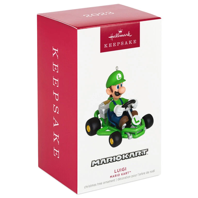 Hallmark Nintendo Mario Kart™ Luigi Ornament 4 Hallmark Nintendo Mario Kart™ Luigi Ornament - Image 4
