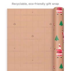 Hallmark Merry Kraft Prints 3-Pack Christmas Wrapping Paper, 90 Sq. Ft. 15 Hallmark Merry Kraft Prints 3-Pack Christmas Wrapping Paper, 90 Sq. Ft. -Hallmark Sales Merry Kraft Prints 3Pack Christmas Wrapping Paper 5JXW1050 08
