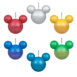 Hallmark Mini Disney Mickey Mouse Ornaments, Set Of 6 12 Hallmark Mini Disney Mickey Mouse Ornaments, Set Of 6 -Hallmark Sales Mickey Ears Balls Keepsake Ornaments 1599QSB6217 06