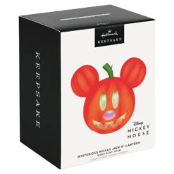 Hallmark Disney Mickey Mouse Mysterious Mickey Jack-o'-Lantern Ornament With Light -Hallmark Sales Mickey Mouse JackoLantern Keepsake Ornament 2699QFO5347 04
