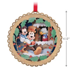 Hallmark Disney Mickey's Christmas Carol 40th Anniversary Papercraft Ornament -Hallmark Sales Mickeys Christmas Carol Characters Keepsake Ornament 1999QXD6669 03