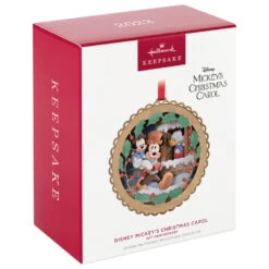 Hallmark Disney Mickey's Christmas Carol 40th Anniversary Papercraft Ornament -Hallmark Sales Mickeys Christmas Carol Characters Keepsake Ornament 1999QXD6669 04