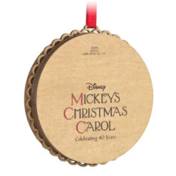Hallmark Disney Mickey's Christmas Carol 40th Anniversary Papercraft Ornament -Hallmark Sales Mickeys Christmas Carol Characters Keepsake Ornament 1999QXD6669 06