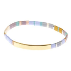 Lavender Be Fierce Good Karma Miyuki Bracelet