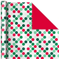Hallmark Mod Holiday 3-Pack Reversible Wrapping Paper Assortment, 120 Sq. Ft. -Hallmark Sales Mod Holiday Assorted Reversible Wrapping Paper 5JXW1072 04