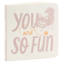 Hallmark MopTops Furry Cat Stuffed Animal With You Are So Fun Board Book -Hallmark Sales MopTops Plush Cat Stuffed Animal Board Book 1KID1533 04