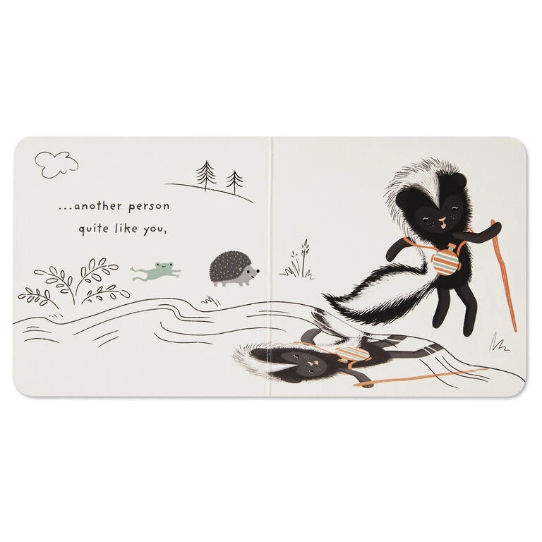 Hallmark MopTops Skunk Stuffed Animal With You Are Unique Board Book 6 Hallmark MopTops Skunk Stuffed Animal With You Are Unique Board Book - Image 6