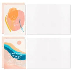 Hallmark Morgan Harper Nichols Booklet Of Assorted Blank Note Cards, Pack Of 12 -Hallmark Sales Morgan Harper Nichols Blank Note Cards in Booklet 3SOM1192 08