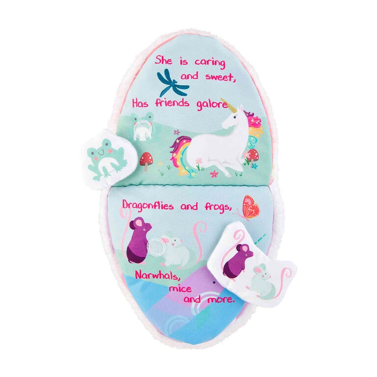 Mud Pie Unicorn Puppet Cloth Baby Book 2 Mud Pie Unicorn Puppet Cloth Baby Book - Image 2