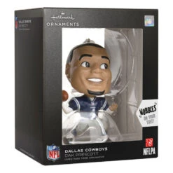 NFL Dallas Cowboys Dak Prescott Bouncing Buddy Hallmark Ornament -Hallmark Sales NFL Dallas Cowboys Dak Prescott Bouncing Buddy Christmas Ornament 1OSL1563 04