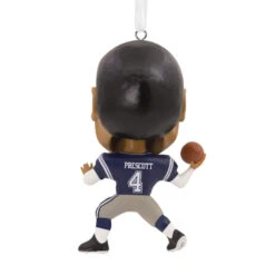 NFL Dallas Cowboys Dak Prescott Bouncing Buddy Hallmark Ornament -Hallmark Sales NFL Dallas Cowboys Dak Prescott Bouncing Buddy Christmas Ornament 1OSL1563 05