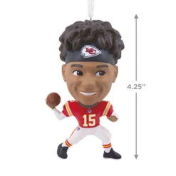 NFL Kansas City Chiefs Patrick Mahomes II Bouncing Buddy Hallmark Ornament 7 NFL Kansas City Chiefs Patrick Mahomes II Bouncing Buddy Hallmark Ornament -Hallmark Sales NFL Kansas City Chiefs Patrick Mahomes II Bouncing Buddy Christmas Ornament 1OSL1562 03