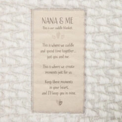 Nana And Me Cuddle Blanket, 50x60 -Hallmark Sales Nana And Me Cuddle Blanket 5004740028 03