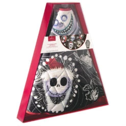 Hallmark Disney Tim Burton's The Nightmare Before Christmas Halloween Town Christmas Tree Skirt, 48" -Hallmark Sales Nightmare Before Christmas Keepsake Tree Skirt 7999QFM3939 04