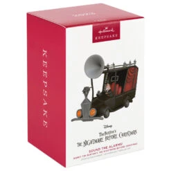 Hallmark Disney Tim Burton's The Nightmare Before Christmas Sound The Alarms! Ornament With Sound -Hallmark Sales Nightmare Before Christmas Mayors Car Keepsake Ornament 2699QXD6649 04