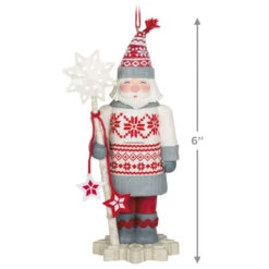 Hallmark Noble Nutcrackers Snowfall Prince Ornament -Hallmark Sales Nutcracker in Sweater Keepsake Ornament 2499QXR8147 03