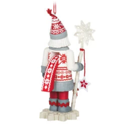 Hallmark Noble Nutcrackers Snowfall Prince Ornament -Hallmark Sales Nutcracker in Sweater Keepsake Ornament 2499QXR8147 06