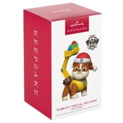 Hallmark Paw Patrol™ Rubble's Special Delivery Ornament -Hallmark Sales Paw Patrol Rubble Keepsake Ornament 1899QXI7349 04