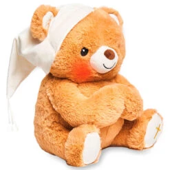 Paws For Prayer Bear Stuffed Animal With Music And Light, 10" H 5 Paws For Prayer Bear Stuffed Animal With Music And Light, 10" H -Hallmark Sales Paws for Prayer Bear Plush With Music and Light CB86755 03
