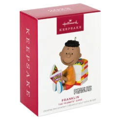 Hallmark The Peanuts® Gang Franklin Ornament -Hallmark Sales Peanuts Franklin Reading Comics Keepsake Ornament 1899QXE3289 04