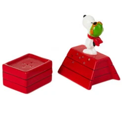 Hallmark Peanuts® Flying Ace Snoopy Stacked Salt And Pepper Shakers, Set Of 2 5 Hallmark Peanuts® Flying Ace Snoopy Stacked Salt And Pepper Shakers, Set Of 2 -Hallmark Sales Peanuts Snoopy Doghouse Salt and Pepper Shakers 1PAJ3529 03