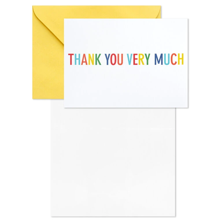 Hallmark Primary Colors Assorted Blank Thank-You Notes, Pack Of 48 3 Hallmark Primary Colors Assorted Blank Thank-You Notes, Pack Of 48 - Image 3