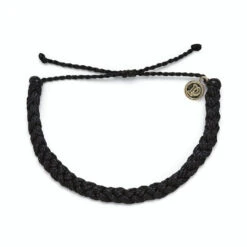 Pura Vida Black Braided Bracelet